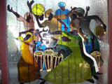 TLELI-Glass Painting ‘Village Activity’-library - Thalir Leed®