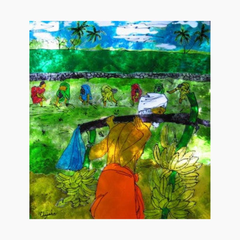 TLELI-Glass Painting - Thalir Leed®