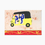 TLELI-Greeting card in Acrylic on handmade paper - Thalir Leed®