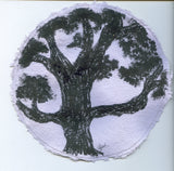 TLELI-Acrylic painting on handmade paper “Trees & life”(Framed) - Thalir Leed®