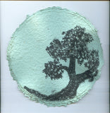 TLELI-Acrylic painting on handmade paper “Trees & life”(Framed) - Thalir Leed®