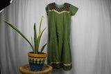 TLFABk-0008a/Print Jyothi /Green/Long Kurtis