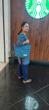 TLBAS-0023/Malligai-Straight line dual Colours Basket