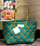 TLBAS-0045/Check-Cross Knot Basket