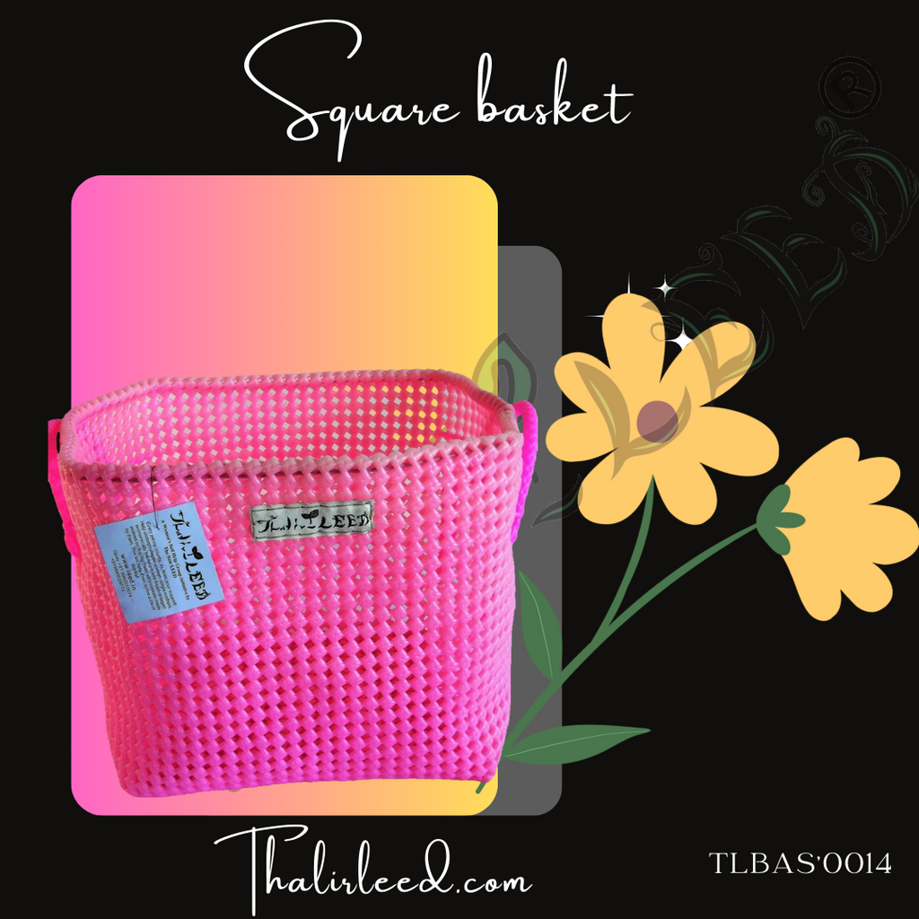 TLBAS-0014/Square baskets w/without cover