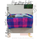 TLBAS-0018/Handmade Extra large storage basket/Mini room