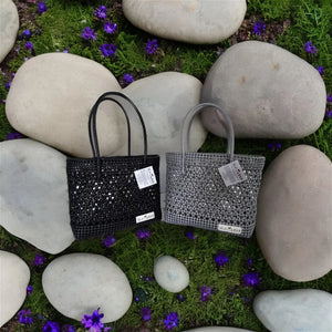 TLBAS-0016/Handmade Flower-knot Design Tote Bags