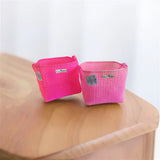 TLBAS-0014/Handmade Modular square baskets with optional cover for Multipurpose Activities