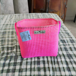 TLBAS-0014/Handmade Modular square baskets with optional cover for Multipurpose Activities