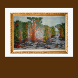 TLELI-007/Oil on Canvas-Wood Stream