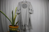 TLFABK-0001c/Cotton Worli Frame -Long kurti