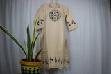 TLFABK-0001a/Cotton Worli Frame -Long kurti