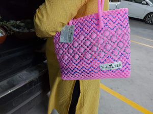 TLBAS-009/Handcrafted Sparkling diamond pattern baskets