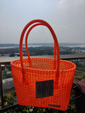 TLBAS-004/Handcrafted Elegant single colour basket with optional lining