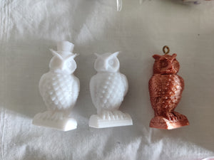 TL3D-001a/Owl- W/WO Painted, Decor