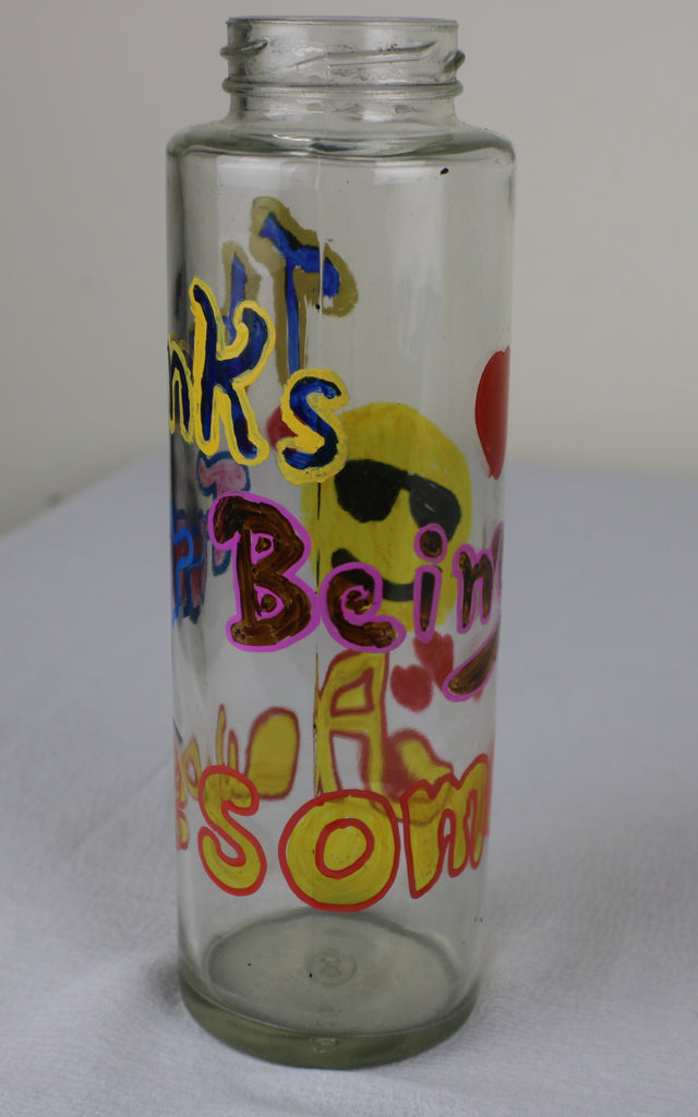 TLELI- DIY-Glass bottle painting for gift