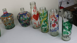 TLELI- DIY-Glass bottle painting for gift