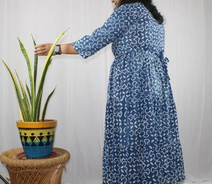 TLFAB-0019b/A Line Anarkali/Cotton Gown