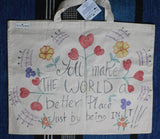 TLCB-004/Thick Canvas Shopping Tote bag-w/wo painting