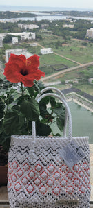 TLBAS-009/Handcrafted Sparkling diamond pattern baskets