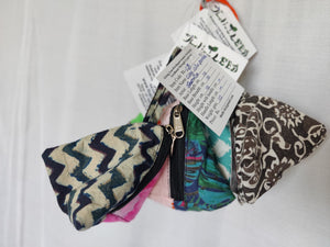 TLCB-003b/Mini Pouches in Batik printed