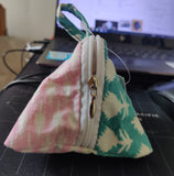 TLCB-003b/Mini Pouches in Batik printed