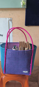 TLBAS-002/Handwoven Nautical-themed boat shape basket