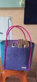 TLBAS-002/Handwoven Nautical-themed boat shaped basket