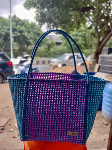 TLBAS-002/Handwoven Nautical-themed boat shape basket