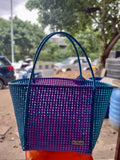 TLBAS-002/Handwoven Nautical-themed boat shape basket