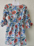 TLFAB-008a/Cruz Top with neck string & elastic/Peplum Kurti