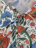TLFAB-008a/Cruz Top with neck string & elastic/Peplum Kurti