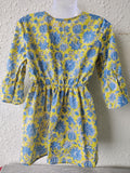 TLFAB-008b/Cruz Top with elastic/center string/Peplum Kurti