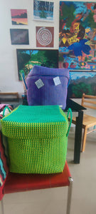 TLBAS-0014/Handmade Modular square baskets with optional cover for Multipurpose Activities