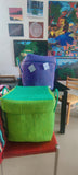 TLBAS-0014/Handmade Modular square baskets with optional cover for Multipurpose Activities
