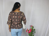 TLFAB-0011/Ayesha Style/Short Kurti with lace-M