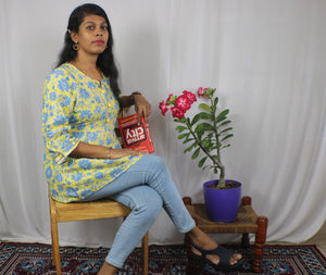 TLFAB-0012a/Gem Neck Kurti-M