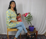 TLFAB-0012a/Gem Neck Kurti-M