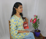 TLFAB-0012a/Gem Neck Kurti-M