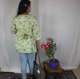 TLFAB-0012a/Gem Neck Kurti-M