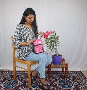 TLFAB-0012b/Gem Neck Kurti-M