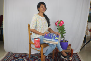 TLFAB-0013/Garden Kurti -XS