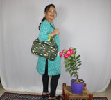 TLFABk-0004-Bird Flower Long Kurtis