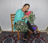 TLFABk-0004-Bird Flower Long Kurtis
