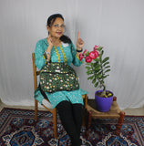 TLFABk-0004-Bird Flower Long Kurtis