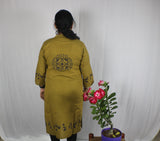 TLFABK-0001b/Cotton Worli Frame -Long kurti