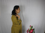 TLFABK-0001b/Cotton Worli Frame -Long kurti