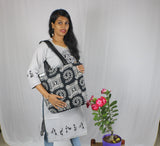 TLFABK-0001c/Cotton Worli Frame -Long kurti