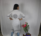 TLFABK-0001c/Cotton Worli Frame -Long kurti