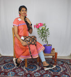 TLFABk-0003-Cotton Flower Print-Long Kurtis